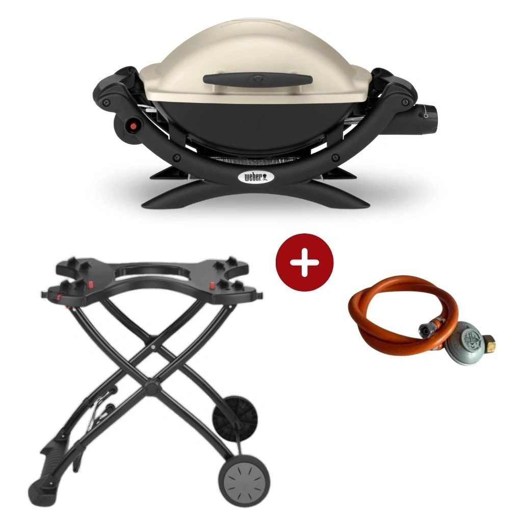 Set Gratar pe gaz Weber Q1000 - Gri + suport cu roti (1).jpg